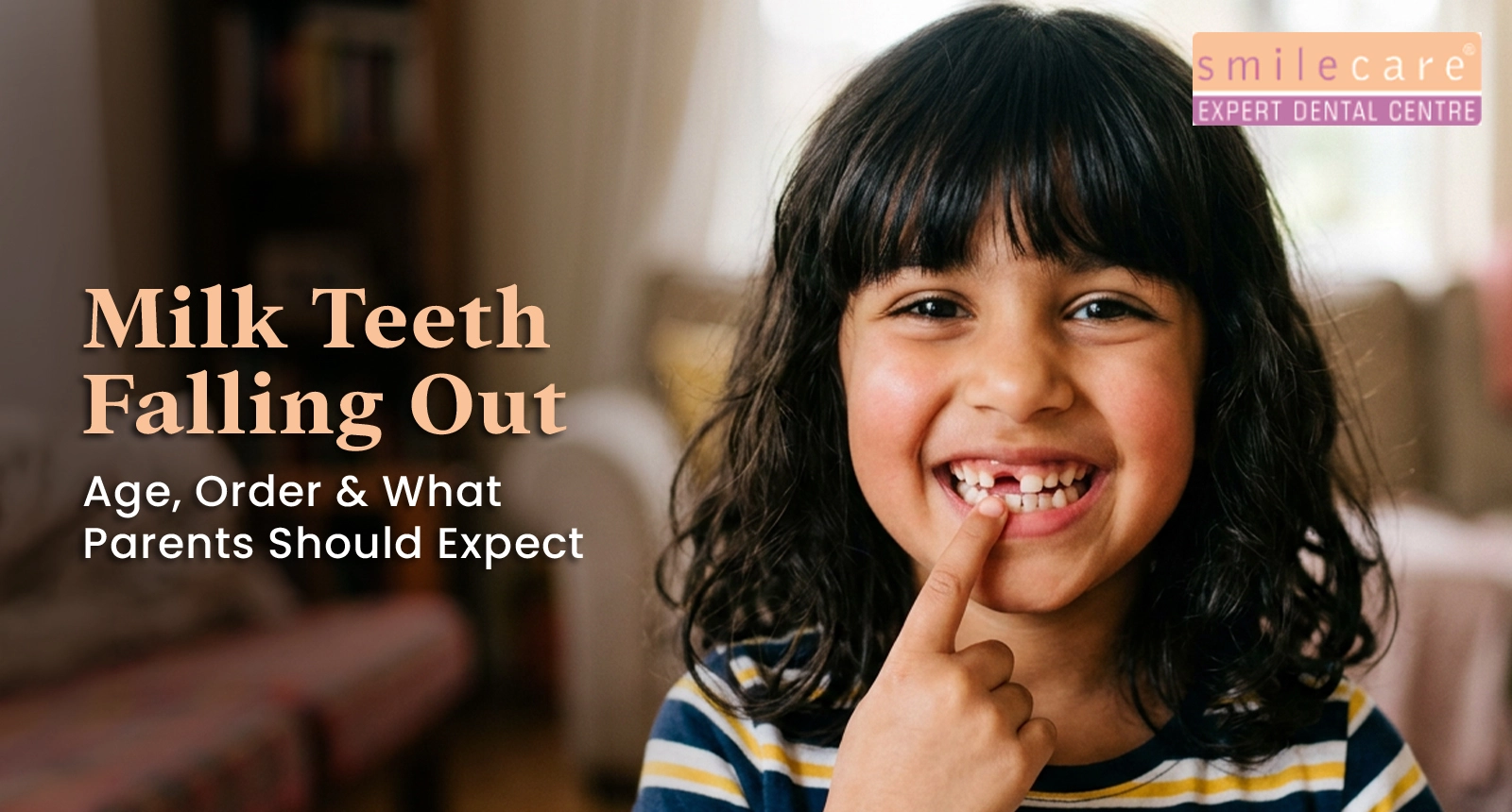 milk teeth falling out
